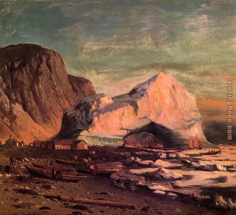 The Ice Gate of Cape St. Michael painting - William Bradford The Ice Gate of Cape St. Michael art painting